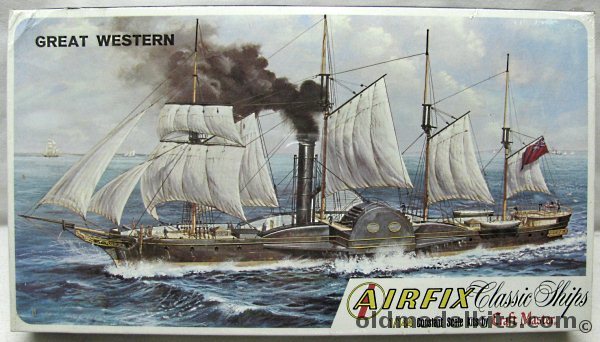 Airfix 1/180 Great Western Atlantic Ocean Liner, 1701-300 plastic model kit